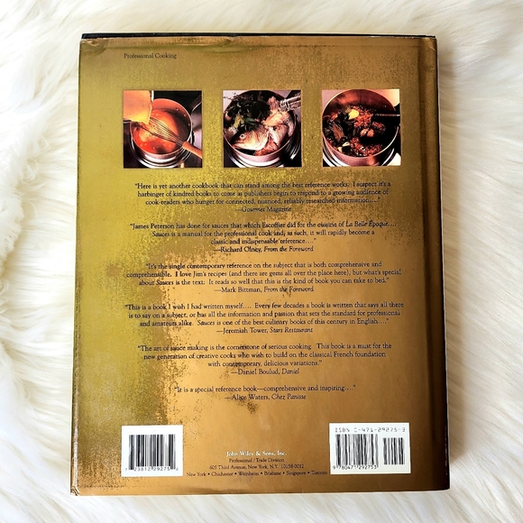 Kitchen Hardcover Sauces Classic Contemporary Sauce Making James